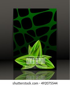 Template design for cover. Banner in A4 size. Abstract background. Vector, illustration.