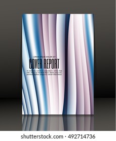 Template design for cover. Banner in A4 size. Abstract background. Vector, illustration.