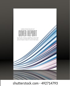 Template design for cover. Banner in A4 size. Abstract background. Vector, illustration.