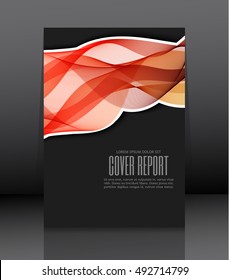Template design for cover. Banner in A4 size. Abstract background. Vector, illustration.