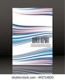 Template design for cover. Banner in A4 size. Abstract background. Vector, illustration.