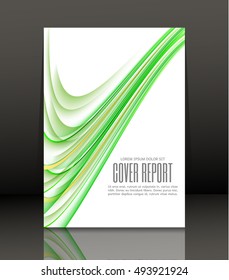 Template design for cover. Banner in A4 size. Abstract background. Vector, illustration.