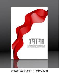 Template design for cover. Banner in A4 size. Abstract background. Vector, illustration.