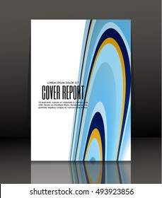 Template design for cover. Banner in A4 size. Abstract background. Vector, illustration.