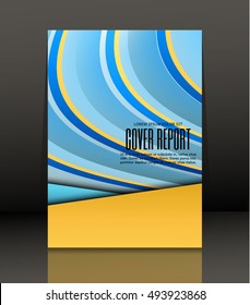 Template design for cover. Banner in A4 size. Abstract background. Vector, illustration.