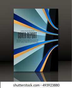 Template design for cover. Banner in A4 size. Abstract background. Vector, illustration.