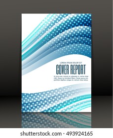 Template design for cover. Banner in A4 size. Abstract background. Vector, illustration.