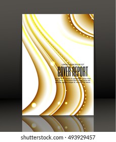 Template design for cover. Banner in A4 size. Abstract background. Vector, illustration.