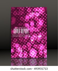 Template design for cover. Banner in A4 size. Abstract background. Vector, illustration.