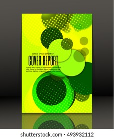 Template design for cover. Banner in A4 size. Abstract background. Vector, illustration.