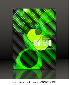 Template design for cover. Banner in A4 size. Abstract background. Vector, illustration.