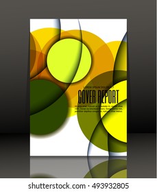 Template design for cover. Banner in A4 size. Abstract background. Vector, illustration.