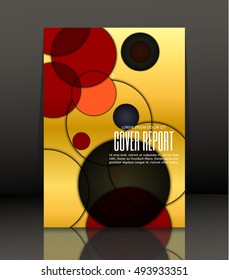 Template design for cover. Banner in A4 size. Abstract background. Vector, illustration.