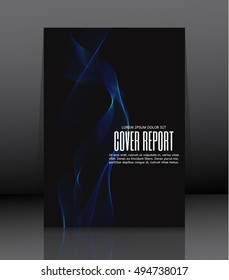 Template design for cover. Banner in A4 size. Abstract background. Vector, illustration.