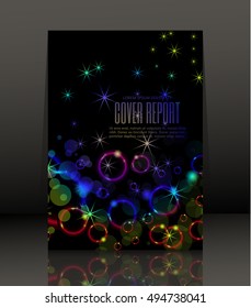 Template design for cover. Banner in A4 size. Abstract background. Vector, illustration.
