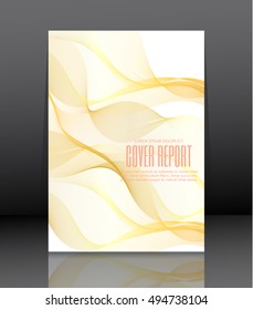 Template design for cover. Banner in A4 size. Abstract background. Vector, illustration.