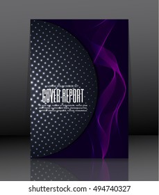 Template design for cover. Banner in A4 size. Abstract background. Vector, illustration.