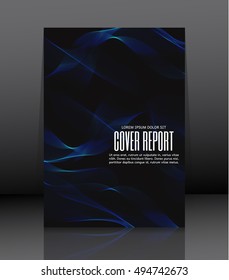 Template design for cover. Banner in A4 size. Abstract background. Vector, illustration.