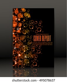 Template design for cover. Banner in A4 size. Abstract background. Vector, illustration.