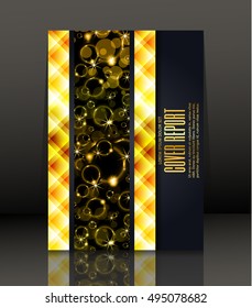 Template design for cover. Banner in A4 size. Abstract background. Vector, illustration.