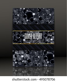 Template design for cover. Banner in A4 size. Abstract background. Vector, illustration.