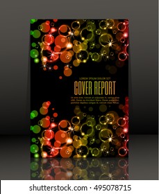 Template design for cover. Banner in A4 size. Abstract background. Vector, illustration.