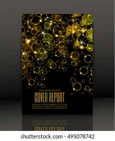 Template design for cover. Banner in A4 size. Abstract background. Vector, illustration.