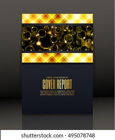 Template design for cover. Banner in A4 size. Abstract background. Vector, illustration.