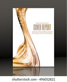 Template design for cover. Banner in A4 size. Abstract background. Vector, illustration.