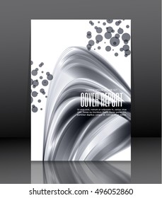 Template design for cover. Banner in A4 size. Abstract background. Vector, illustration.