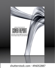 Template design for cover. Banner in A4 size. Abstract background. Vector, illustration.