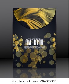 Template design for cover. Banner in A4 size. Abstract background. Vector, illustration.