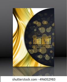 Template design for cover. Banner in A4 size. Abstract background. Vector, illustration.