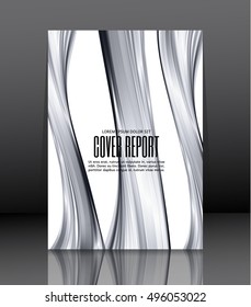 Template design for cover. Banner in A4 size. Abstract background. Vector, illustration.