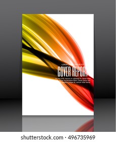 Template design for cover. Banner in A4 size. Abstract background. Vector, illustration.
