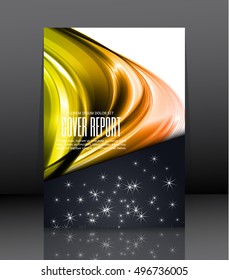 Template design for cover. Banner in A4 size. Abstract background. Vector, illustration.