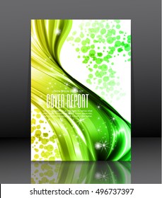 Template design for cover. Banner in A4 size. Abstract background. Vector, illustration.
