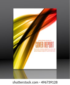 Template design for cover. Banner in A4 size. Abstract background. Vector, illustration.
