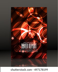 Template design for cover. Banner in A4 size. Abstract background. Vector, illustration.