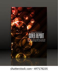 Template design for cover. Banner in A4 size. Abstract background. Vector, illustration.