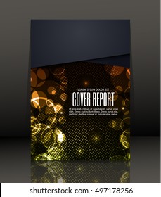 Template design for cover. Banner in A4 size. Abstract background. Vector, illustration.
