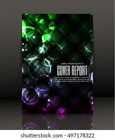 Template design for cover. Banner in A4 size. Abstract background. Vector, illustration.