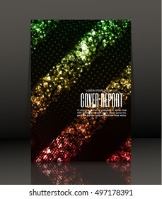 Template design for cover. Banner in A4 size. Abstract background. Vector, illustration.