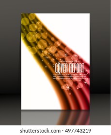 Template design for cover. Banner in A4 size. Abstract background. Vector, illustration.