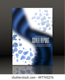 Template design for cover. Banner in A4 size. Abstract background. Vector, illustration.