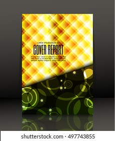 Template design for cover. Banner in A4 size. Abstract background. Vector, illustration.