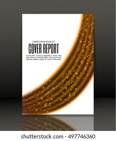 Template design for cover. Banner in A4 size. Abstract background. Vector, illustration.