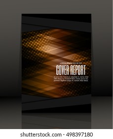 Template design for cover. Banner in A4 size. Abstract background. Vector, illustration.