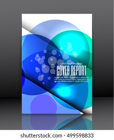 Template design for cover. Banner in A4 size. Abstract background. Vector, illustration.