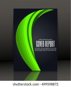 Template design for cover. Banner in A4 size. Abstract background. Vector, illustration.